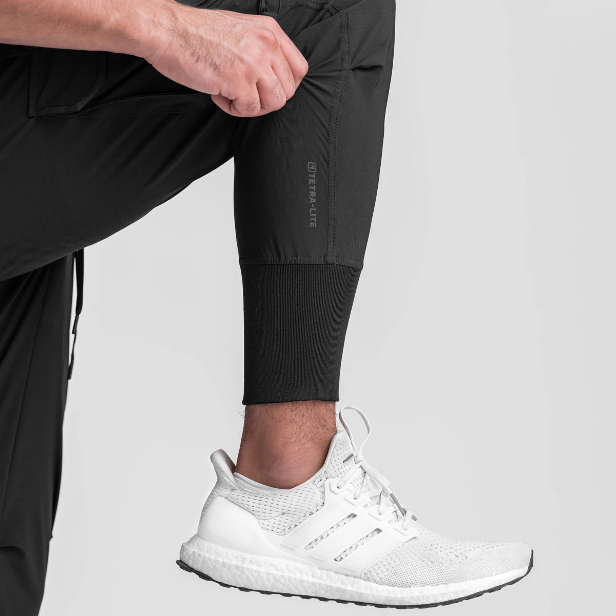 0437. Tetra-Lite® Cargo High Rib Jogger - Black