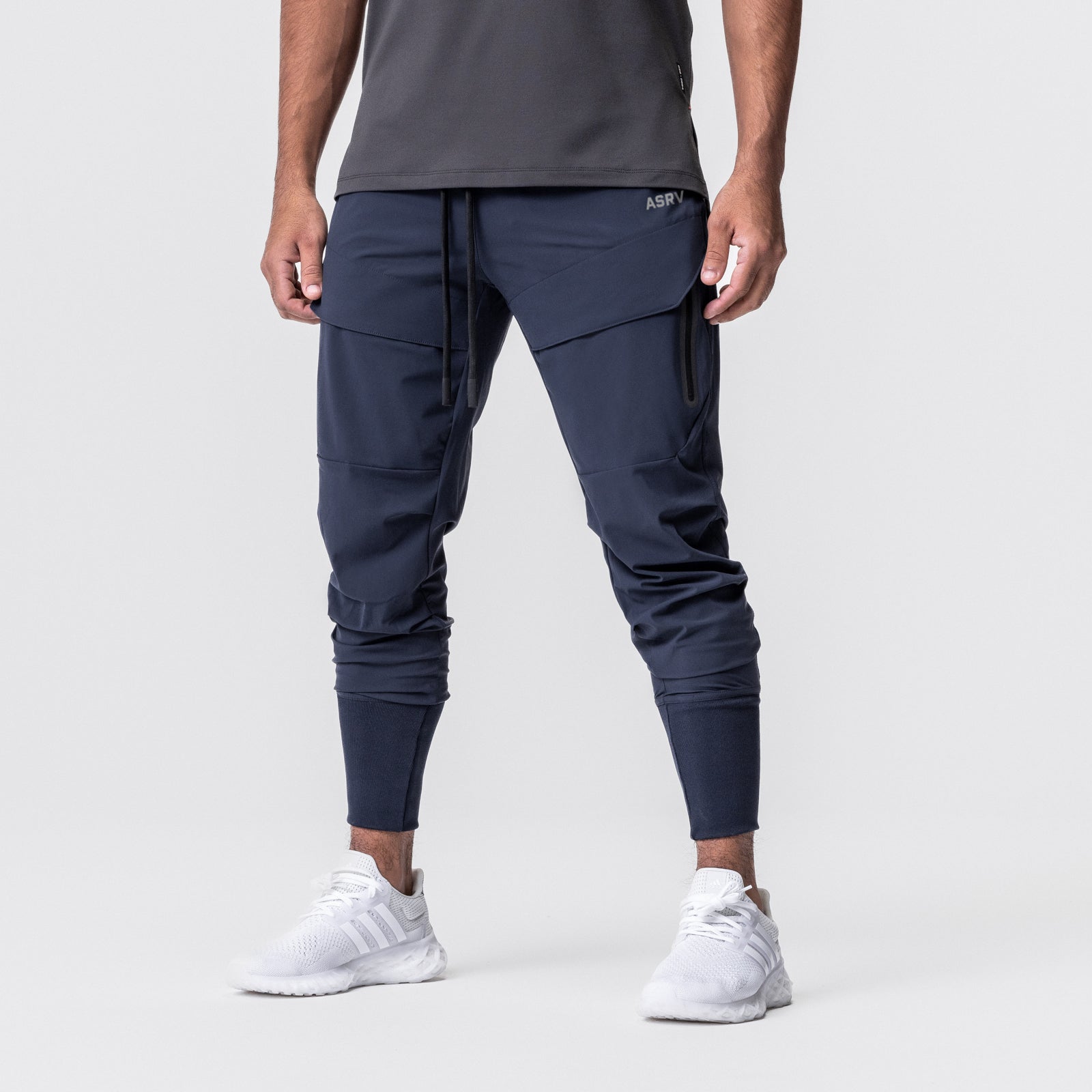 0690. Tetra-Lite® Tech High Rib Jogger - Navy