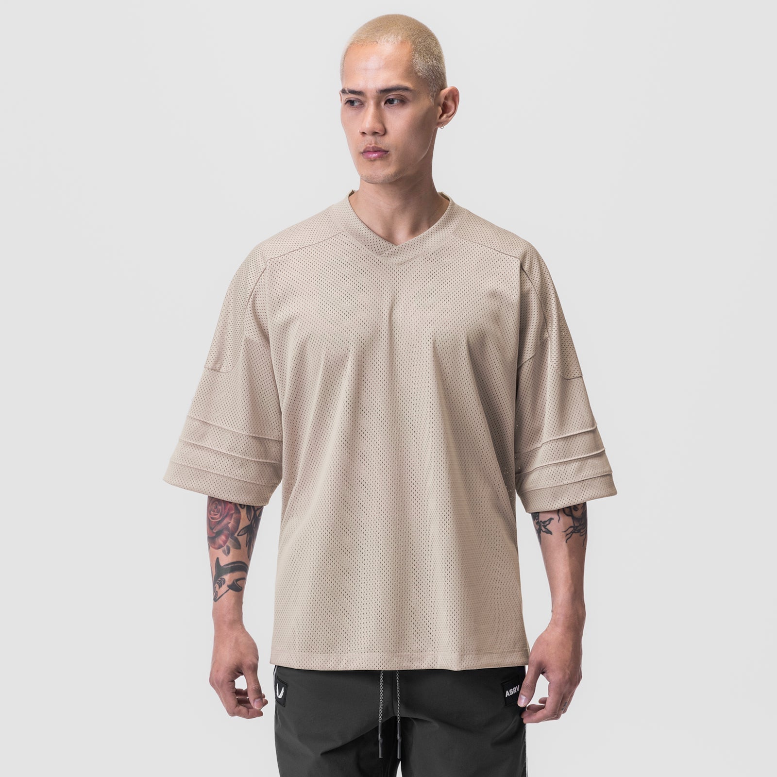 0772. SilverPlus™ Mesh Oversized Jersey - Beige