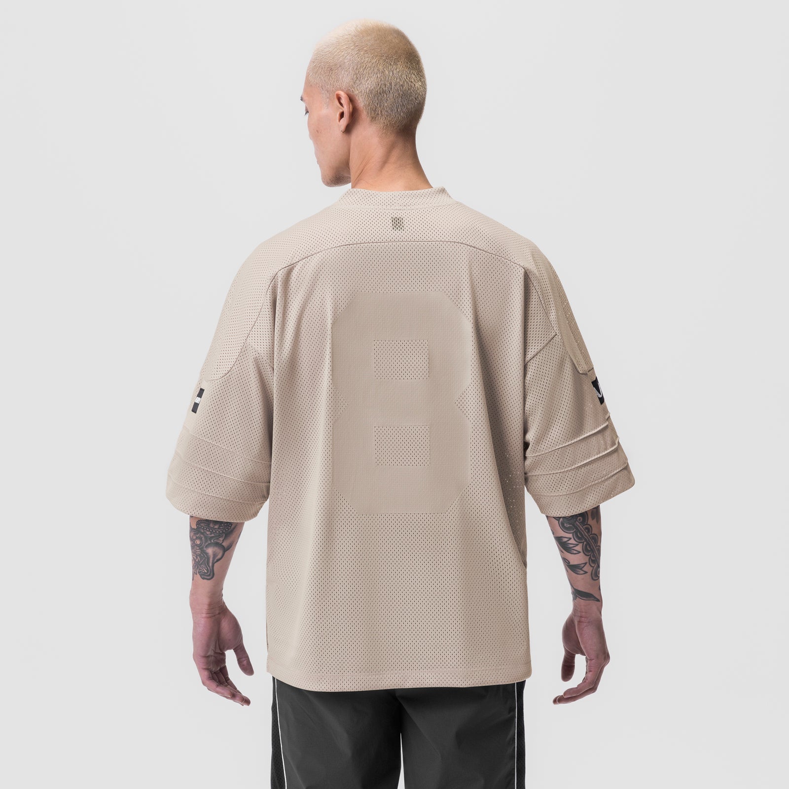 0772. SilverPlus™ Mesh Oversized Jersey - Beige