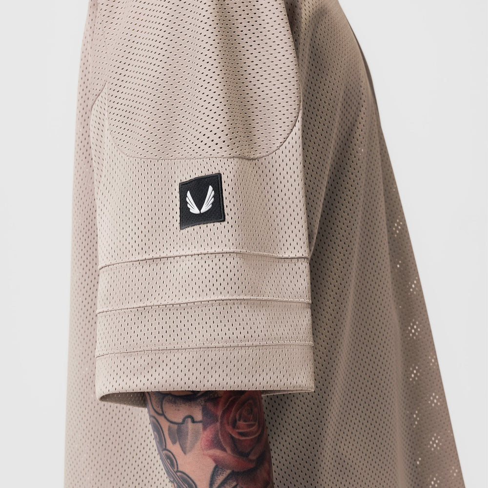 0772. SilverPlus™ Mesh Oversized Jersey - Beige