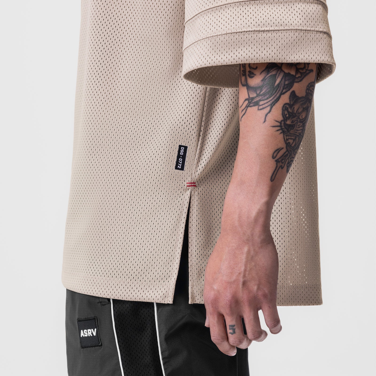0772. SilverPlus™ Mesh Oversized Jersey - Beige