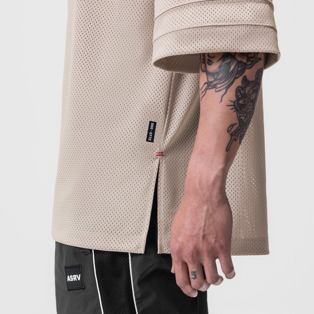 0772. SilverPlus™ Mesh Oversized Jersey - Beige
