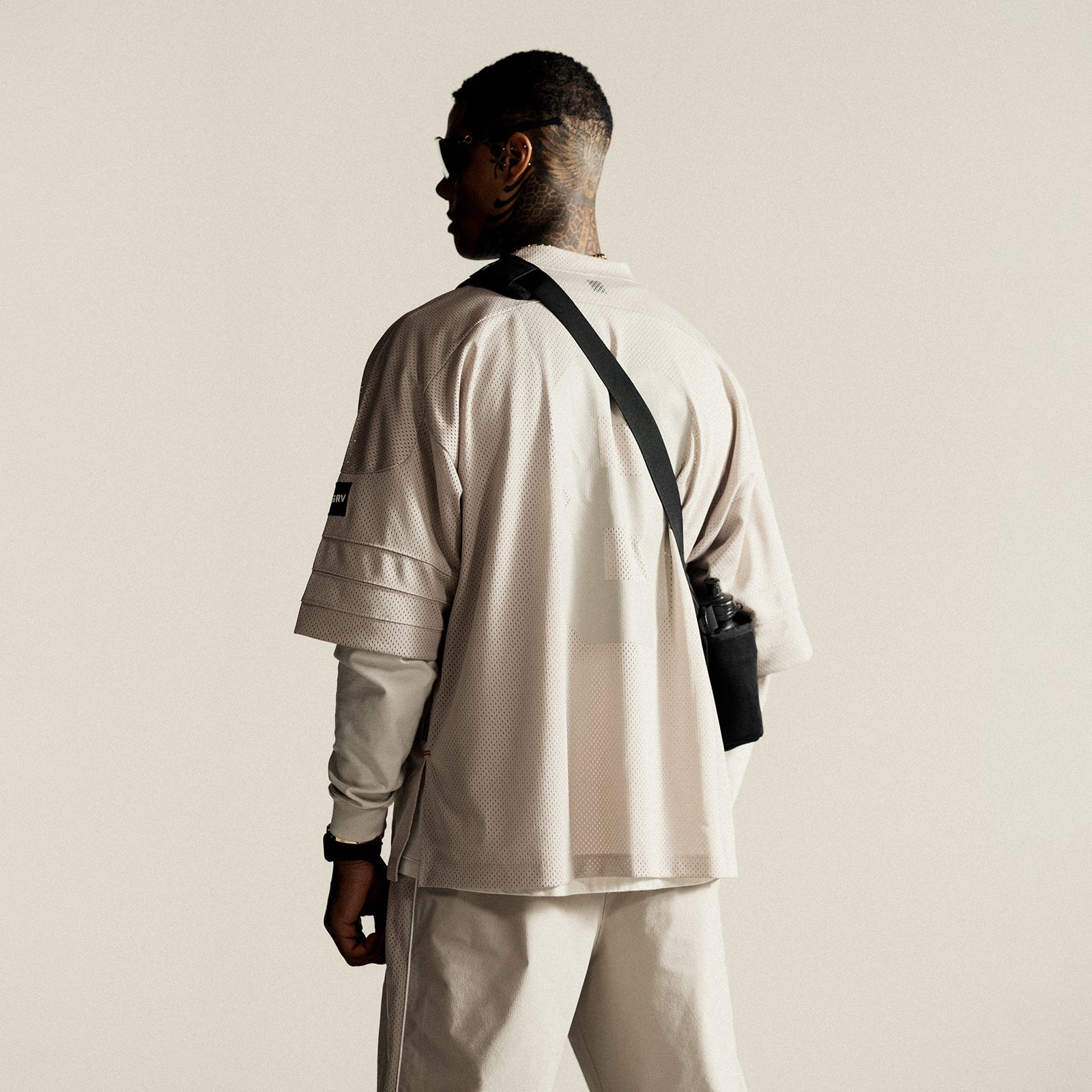 0772. SilverPlus™ Mesh Oversized Jersey - Beige