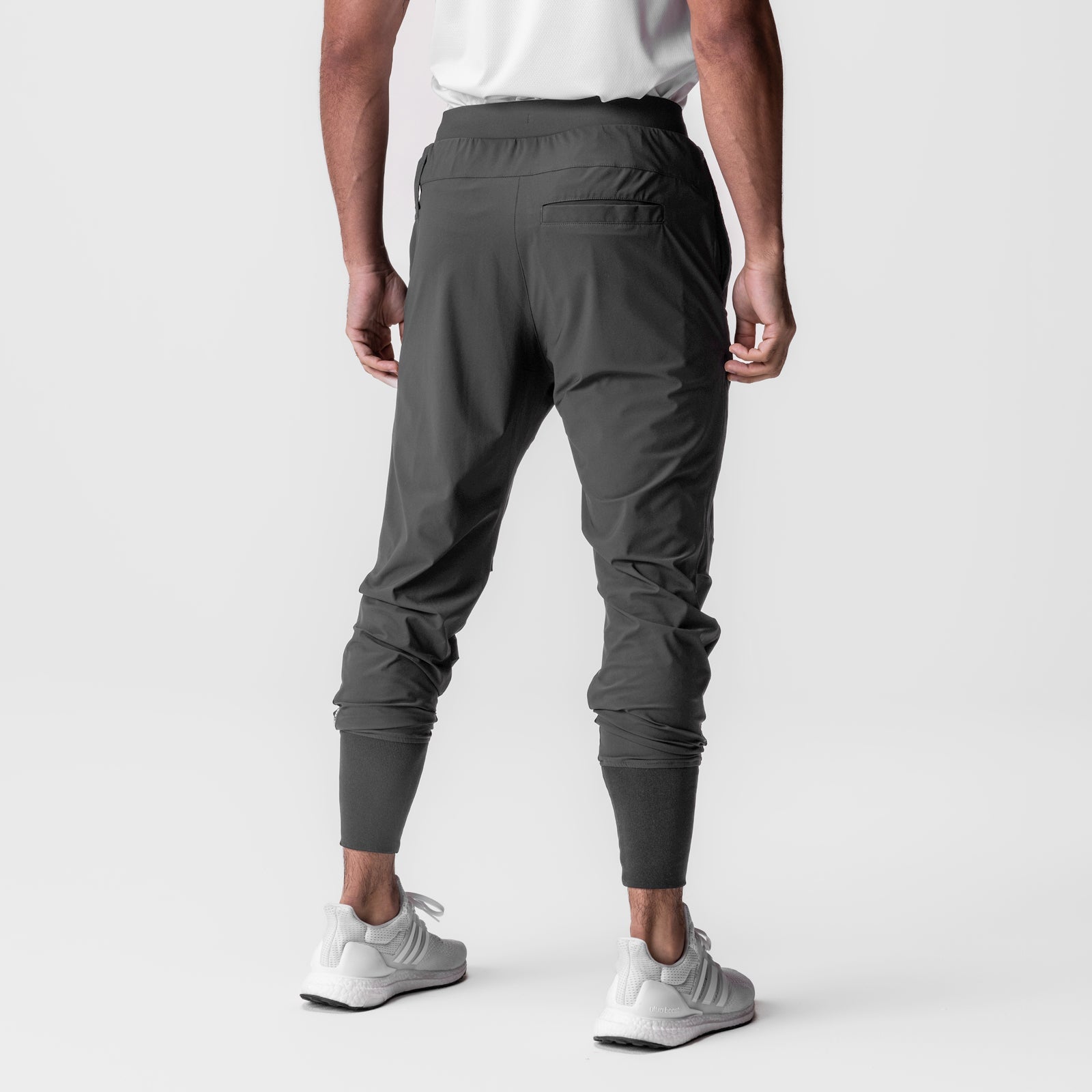 0690. Tetra-Lite® Tech High Rib Jogger - Space Grey "Wings"