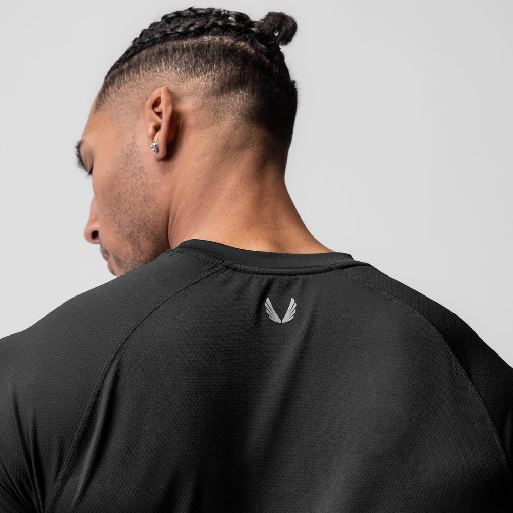 0660. AeroSilver® Established Tee - Black "OTWR"