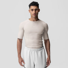 1027. WarpFlexx-Lite® Half-Sleeve Baselayer - Chai