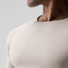 1027. WarpFlexx-Lite® Half-Sleeve Baselayer - Chai
