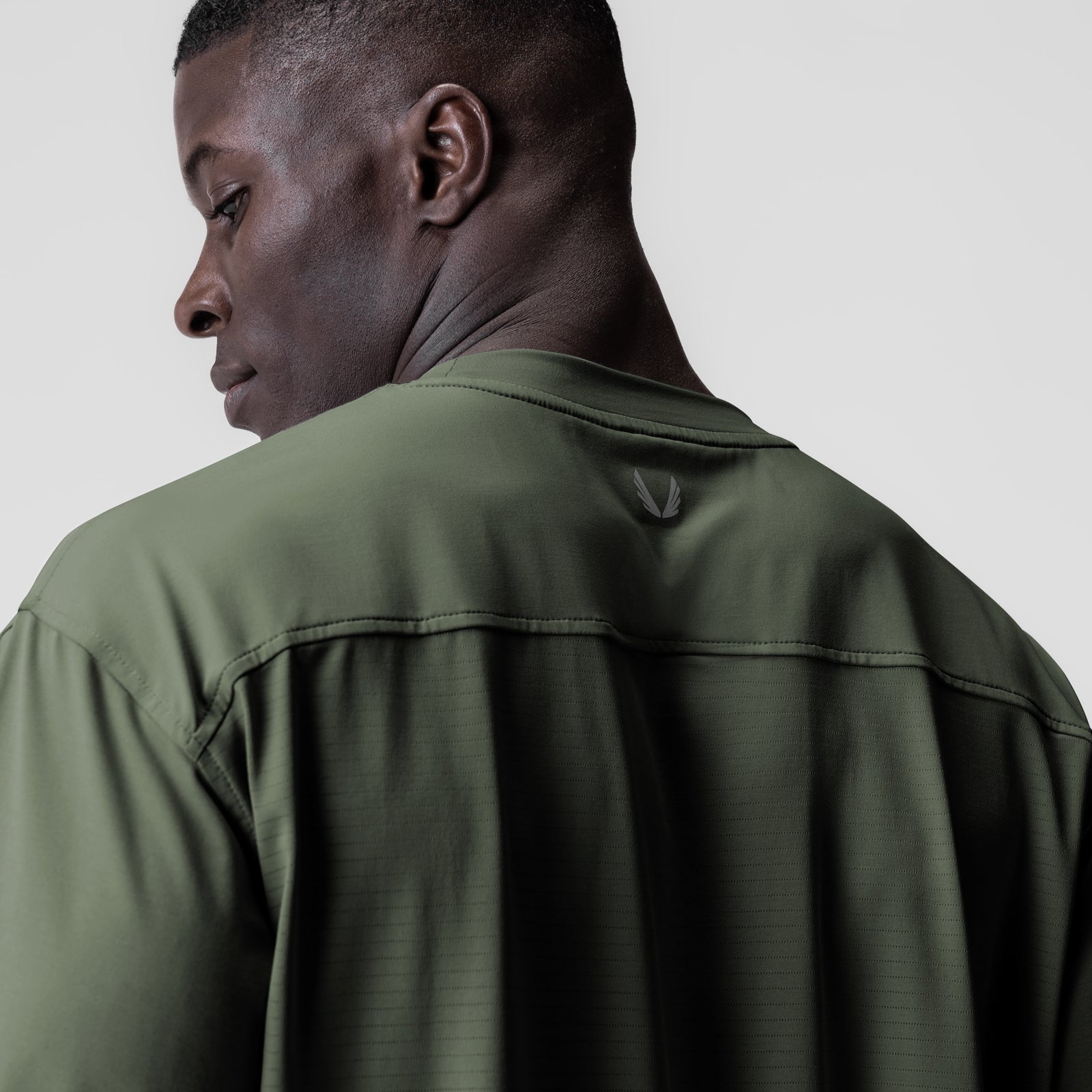 0841. 3D-Lite® 2.0 Lycra® 3/4-Sleeve Oversized Tee - Olive "OTWR"