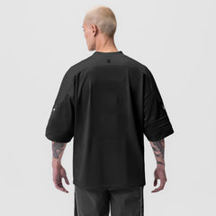 0772. SilverPlus™ Mesh Oversized Jersey - Black