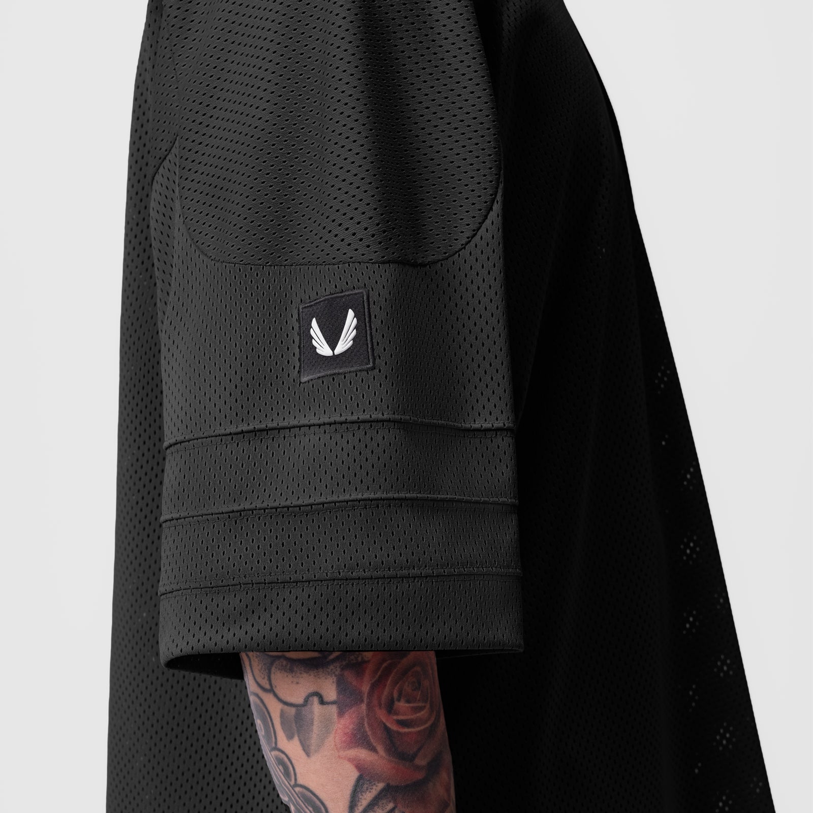 0772. SilverPlus™ Mesh Oversized Jersey - Black