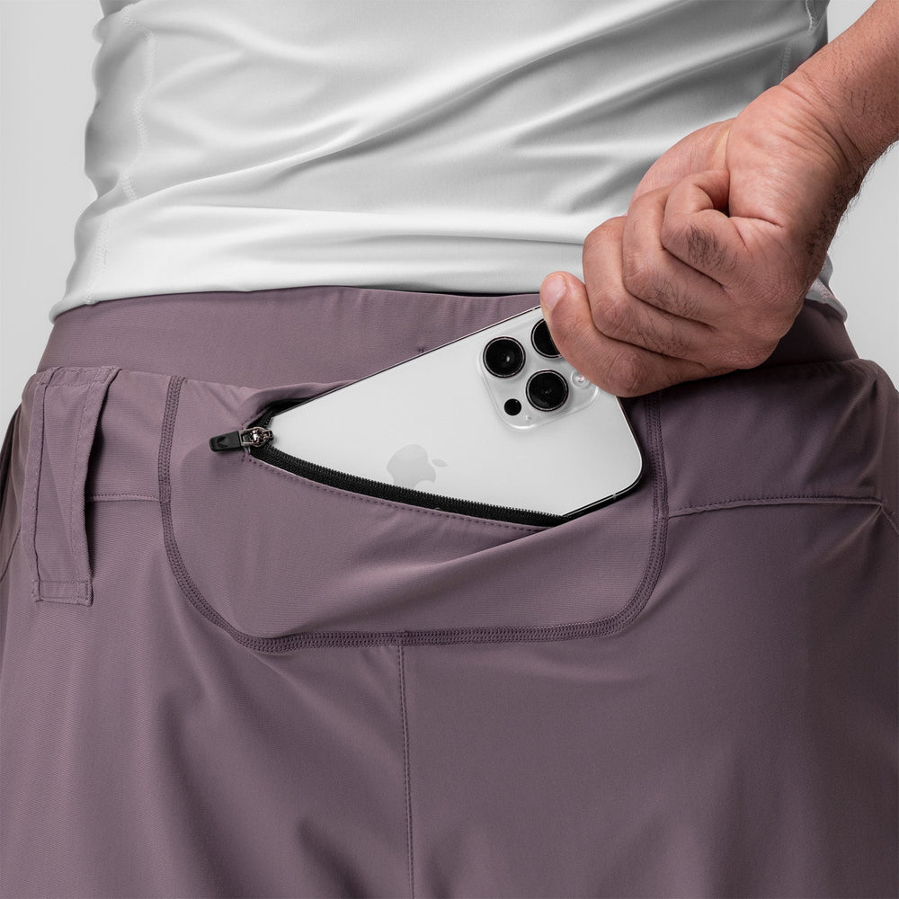 0866. Tetra-Lite® 7" Liner Short - Moonscape "Cyber"/White