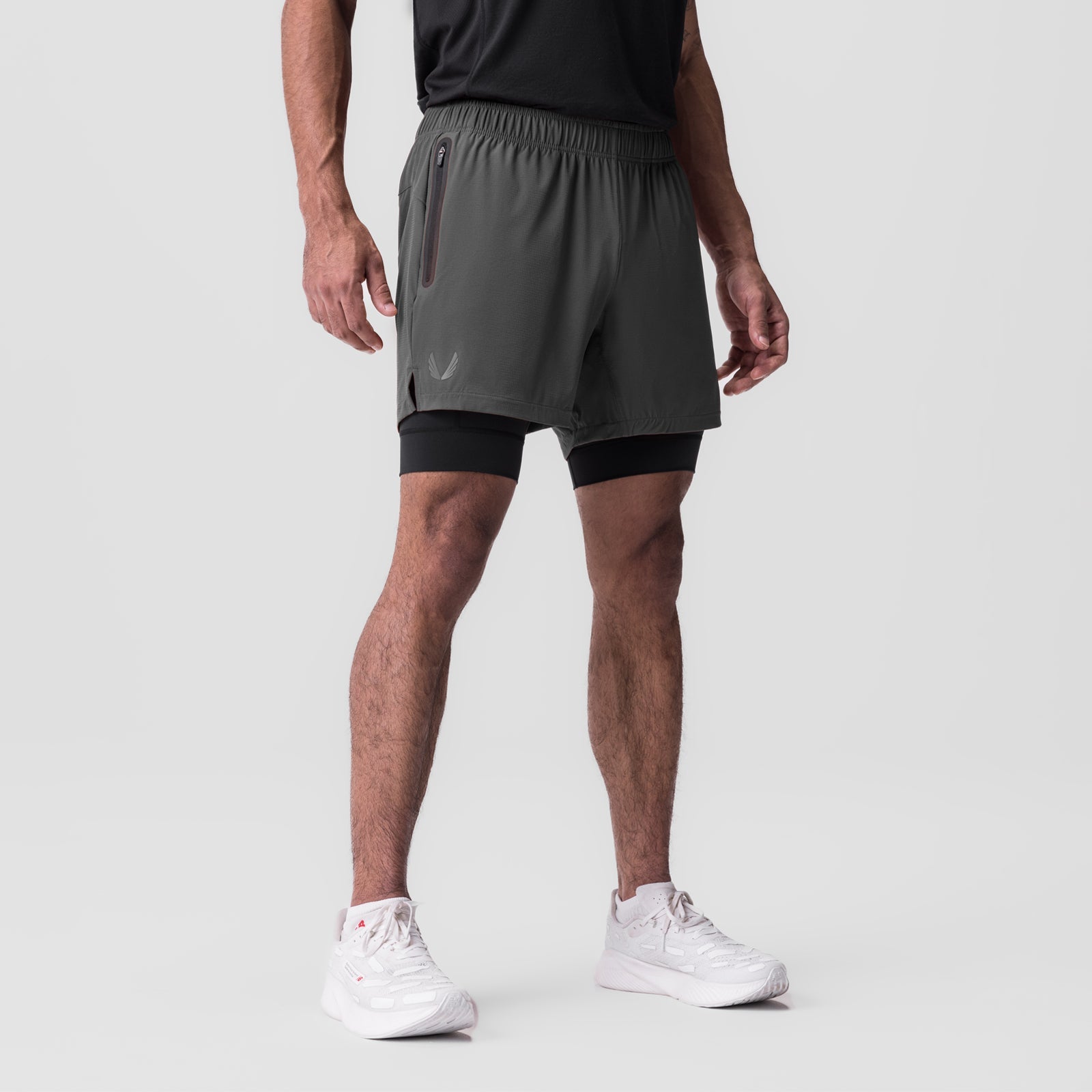 0784. Ultralite™ 6" Liner Short - Raven/Black