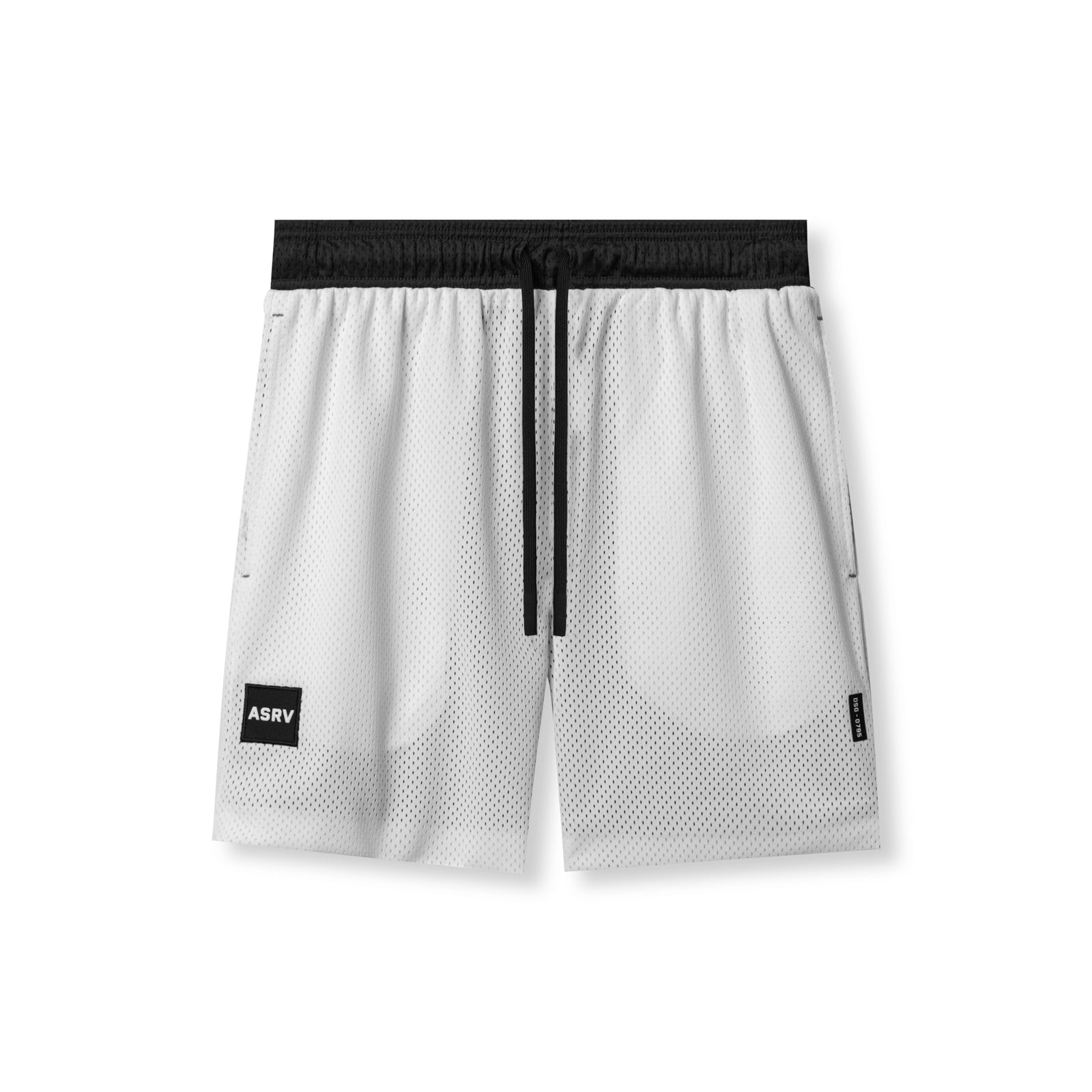 0795. SilverPlus™ Mesh Reversible Short - Black/White