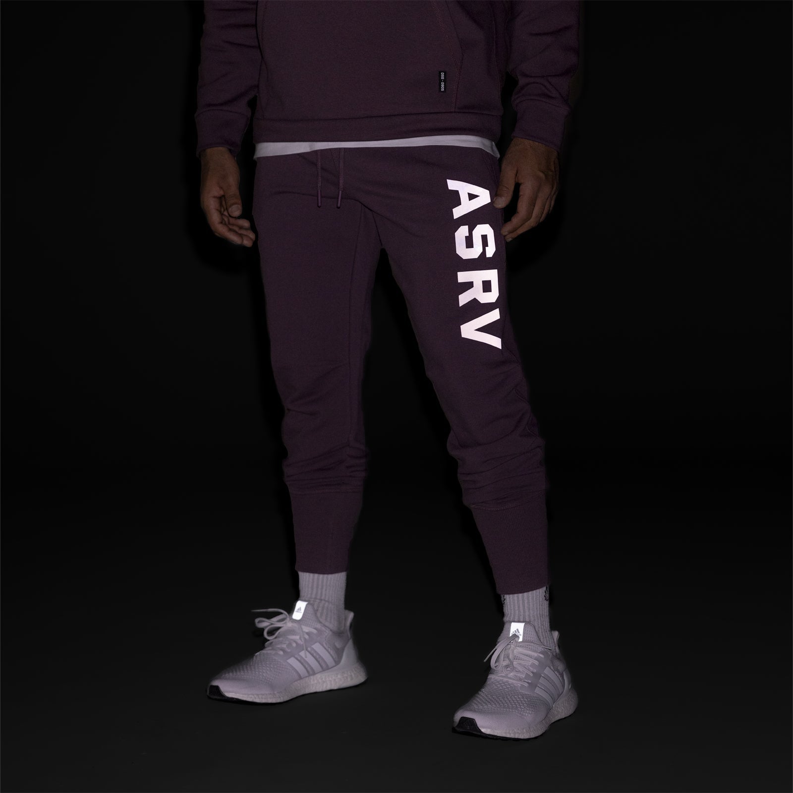 0915. Tech-Terry™ High Rib Jogger - Deep Purple "ASRV"