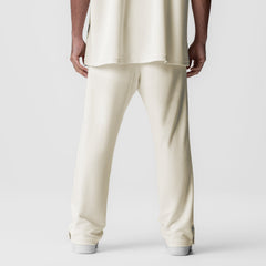 0957. Waffle Knit Relaxed Sweatpant - Cream