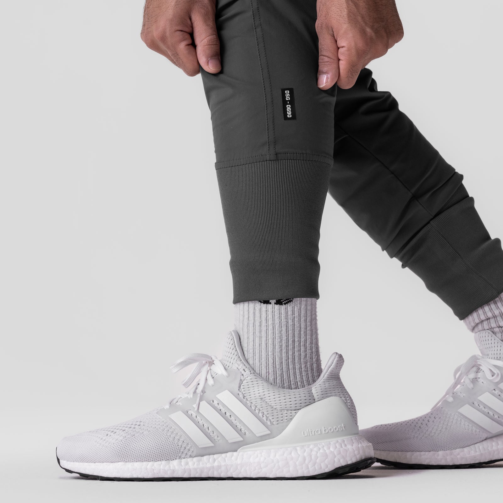 0690. Tetra-Lite® Tech High Rib Jogger - Space Grey "Cyber"