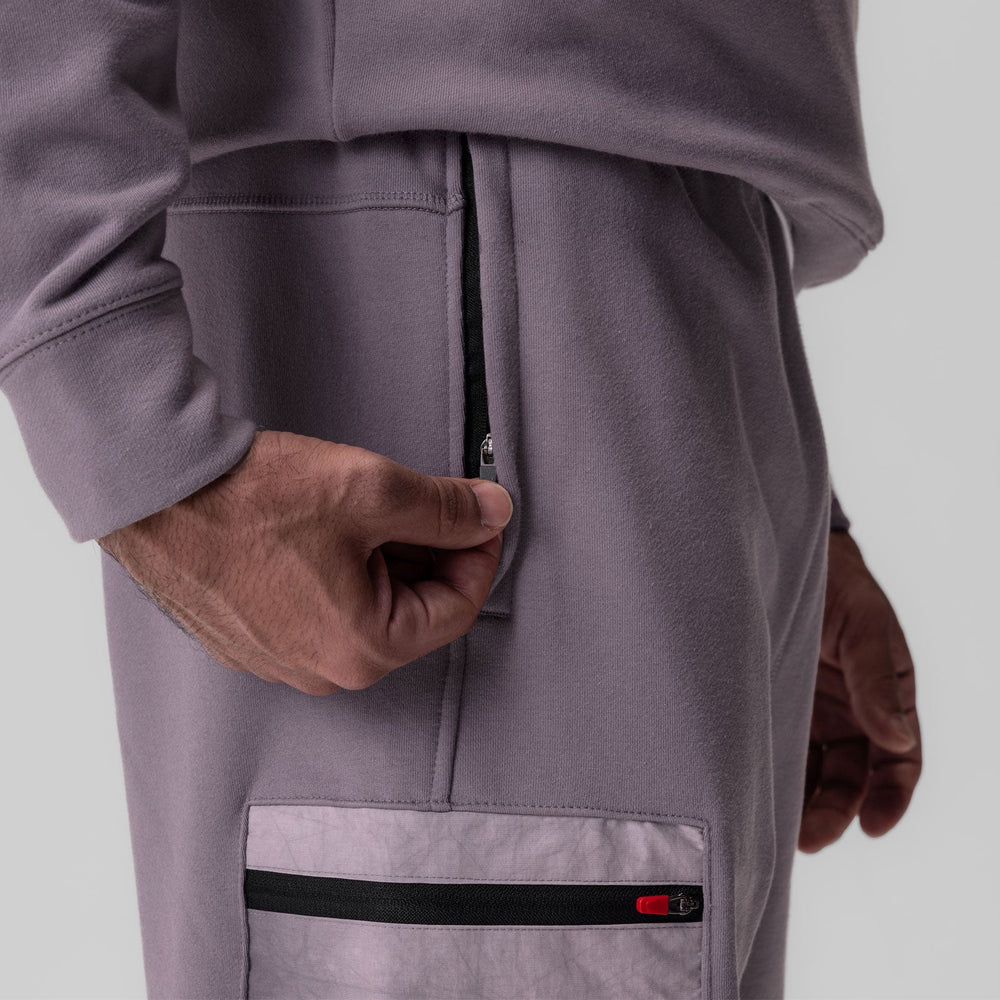 0914. Tech-Terry™ Paneled Cinch Cargo Jogger - Moonscape/Wave-Dye
