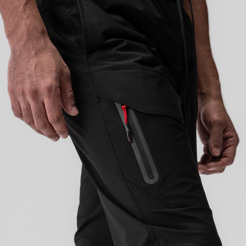 0690. Tetra-Lite® Tech High Rib Jogger - Black "Cyber"