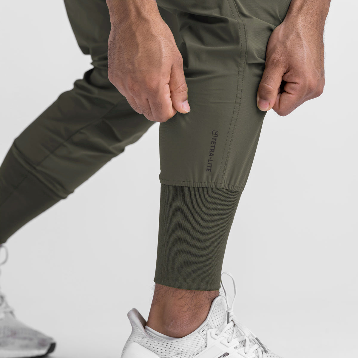 0437. Tetra-Lite® Cargo High Rib Jogger - Dark Olive