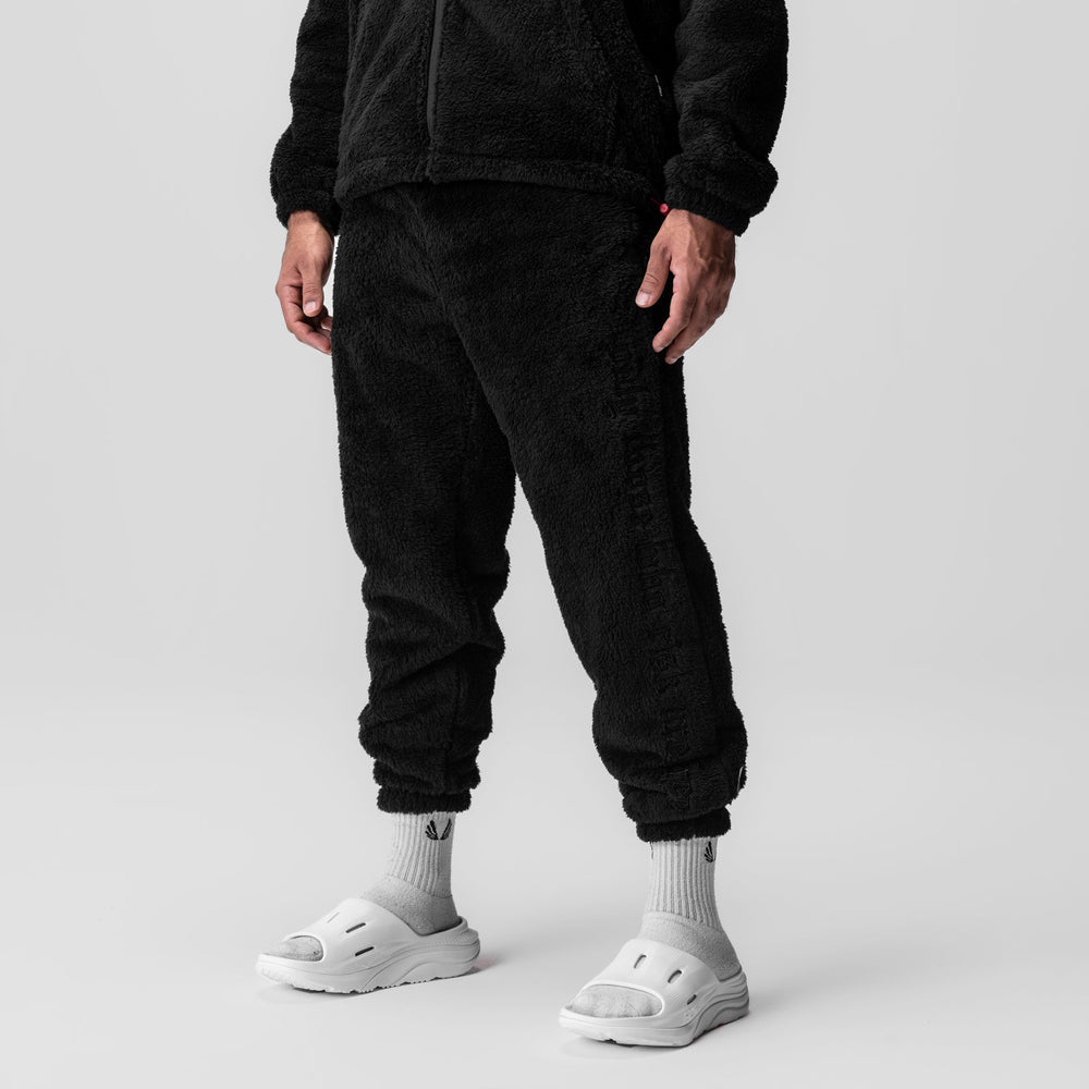 0692. Sherpa Recovery Sweats - Black/Black