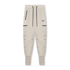 0827. Tetra-Lite® Inlay Pocket High Rib Jogger - Sand Smoke