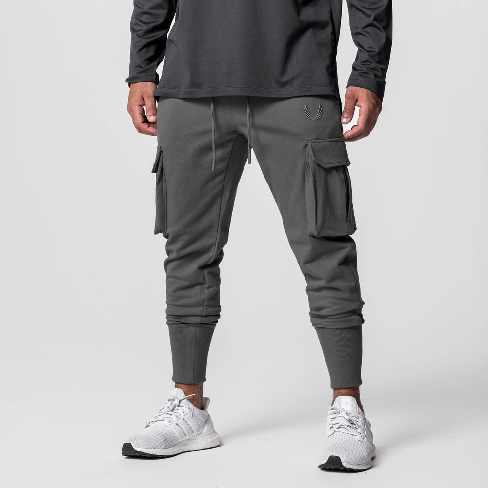 0654. Tech-Terry™ Cargo High Rib Jogger - Raven