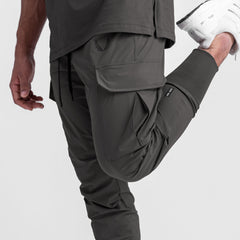 0437. Tetra-Lite® Cargo High Rib Jogger - Space Grey