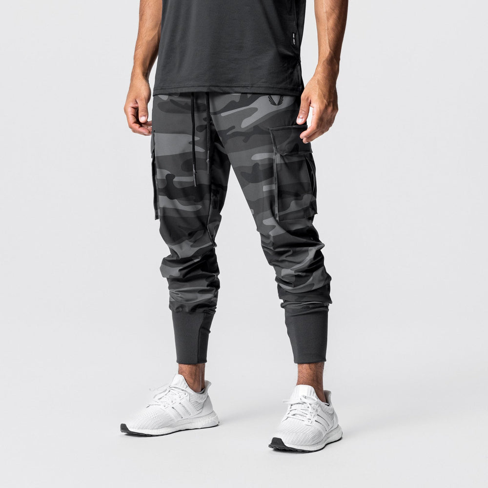 0437. Tetra-Lite® Cargo High Rib Jogger - Black Camo