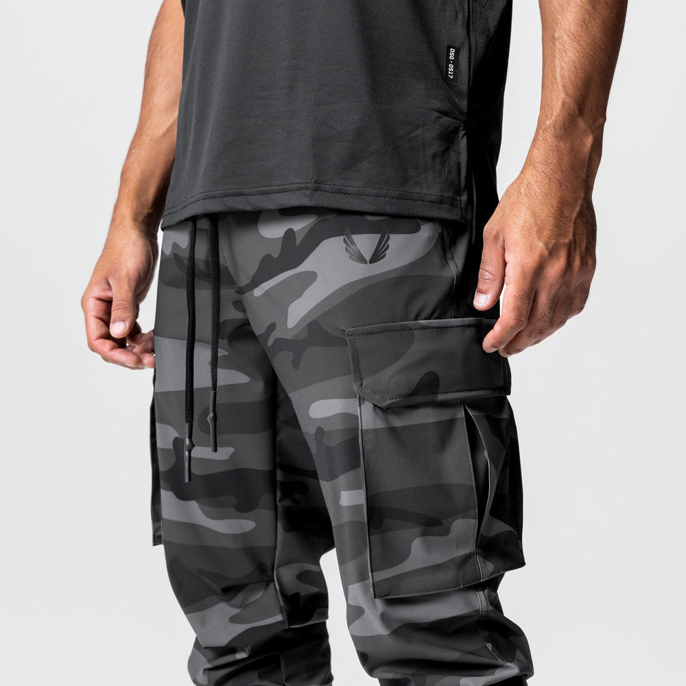 0437. Tetra-Lite® Cargo High Rib Jogger - Black Camo