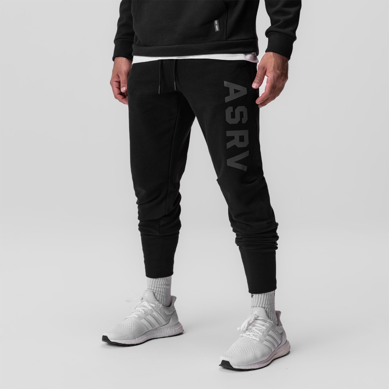 0915. Tech-Terry™ High Rib Jogger - Black "ASRV"
