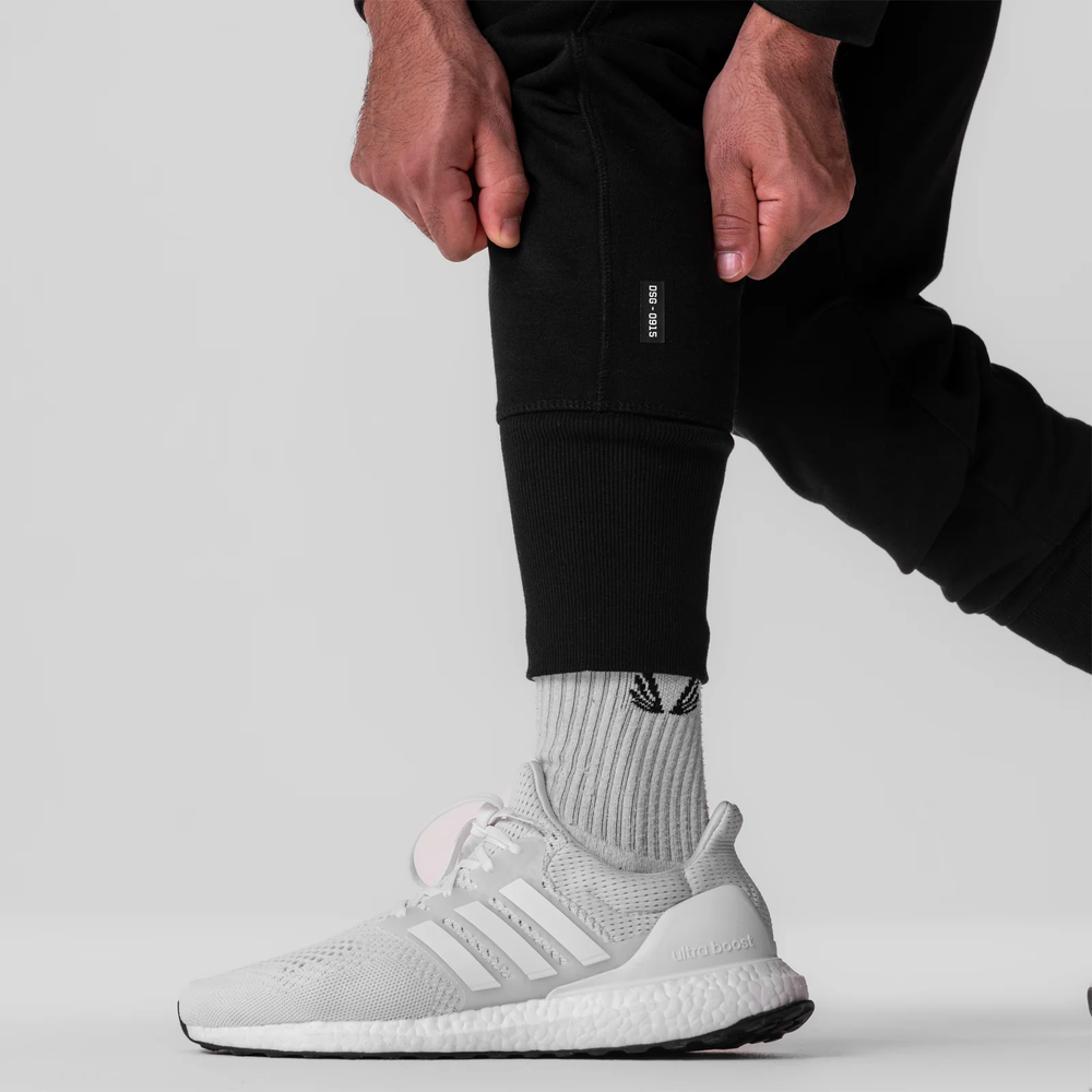 0915. Tech-Terry™ High Rib Jogger - Black "ASRV"