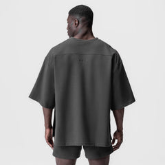 0945. Micro-Terry Warm-Up Tee - Space Grey