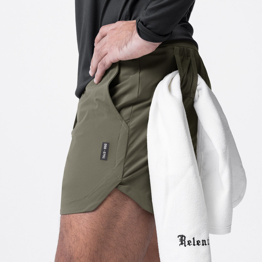 0751. Tetra-Lite® 5" Linerless Short - Olive "Reflective Classic"