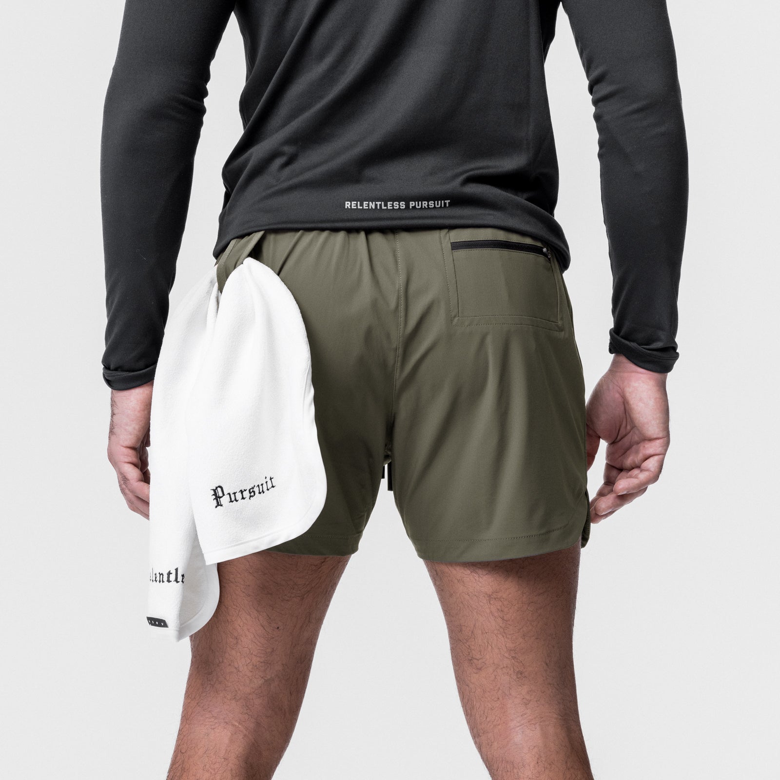 0751. Tetra-Lite® 5" Linerless Short - Olive "Reflective Classic"