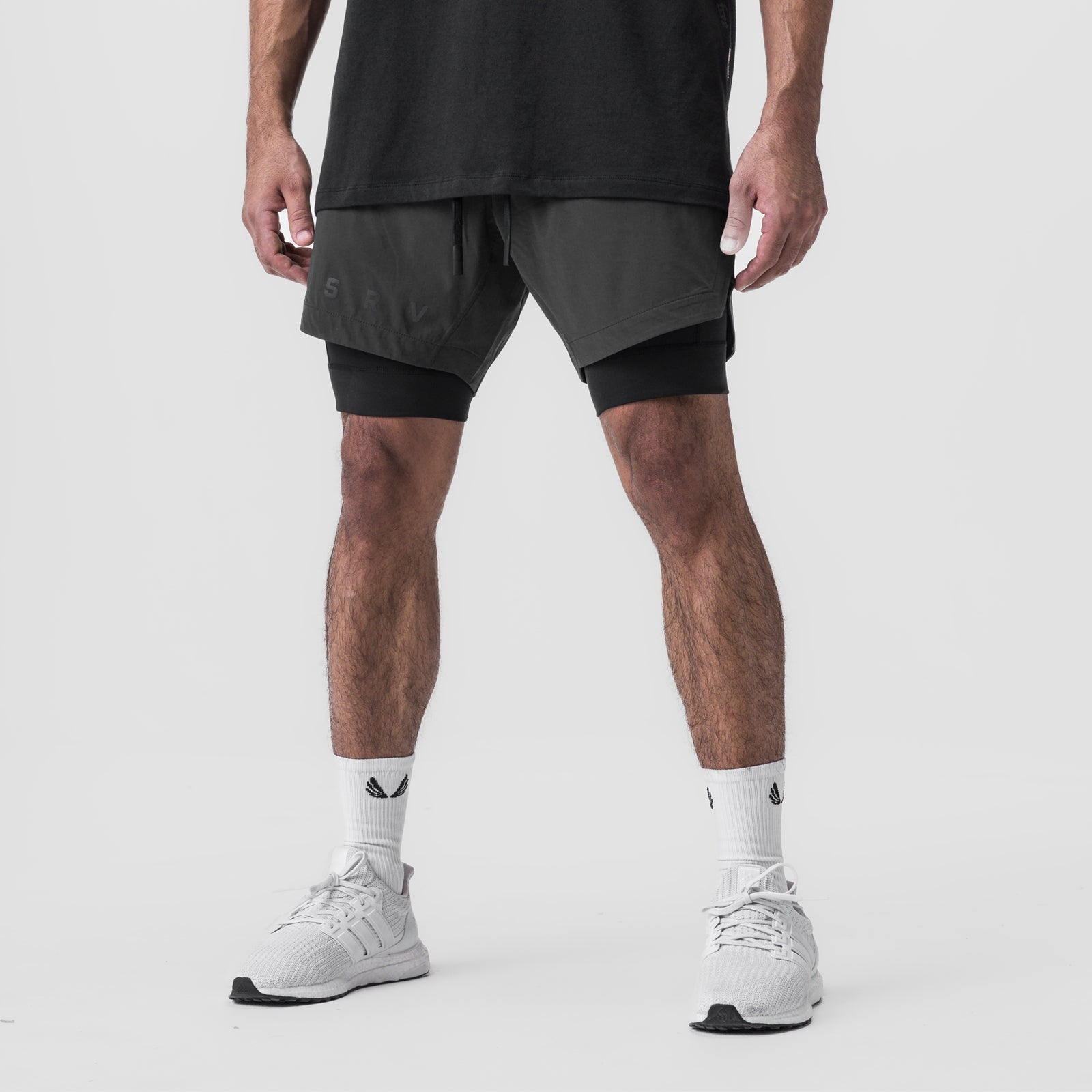 0866. Tetra-Lite® 7" Liner Short - Raven "ASRV"/Black