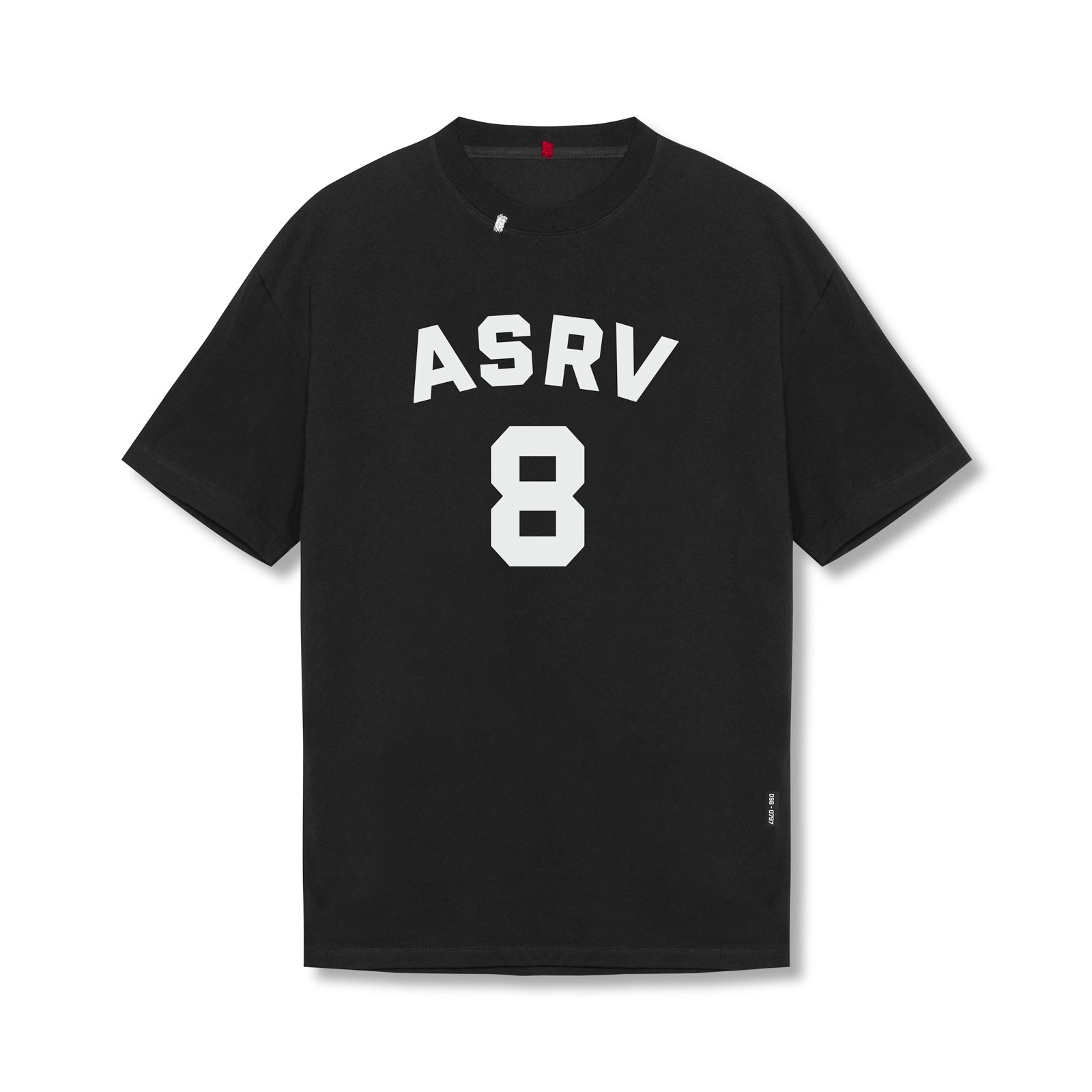0797. Tech Essential™ Relaxed Tee - Black "ASRV 8"