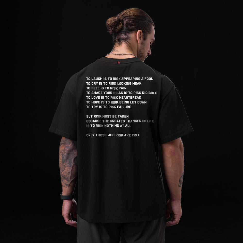 0797. Tech Essential™ Relaxed Tee - Black "ASRV 8"