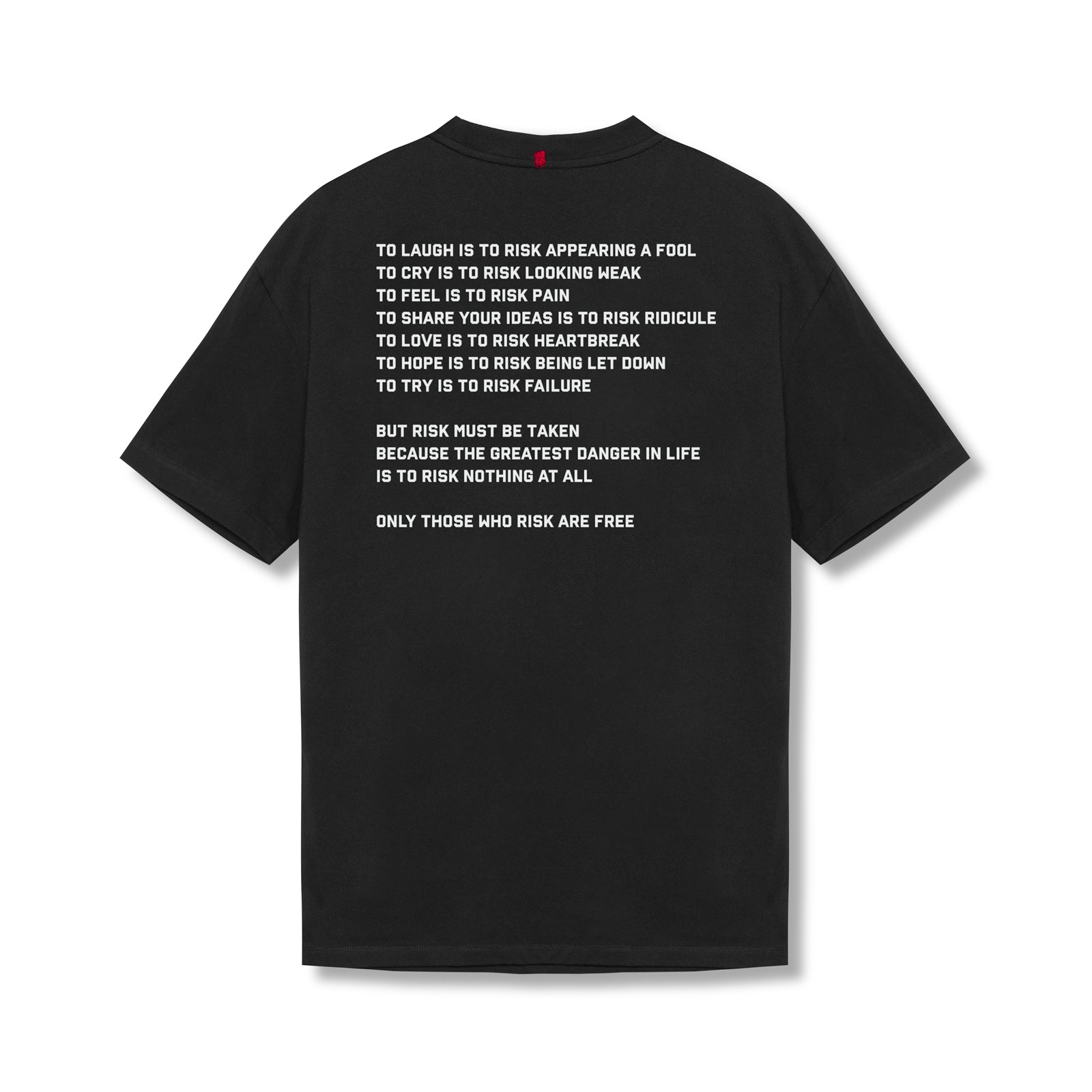 0797. Tech Essential™ Relaxed Tee - Black "ASRV 8"
