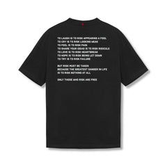 0797. Tech Essential™ Relaxed Tee - Black "ASRV 8"