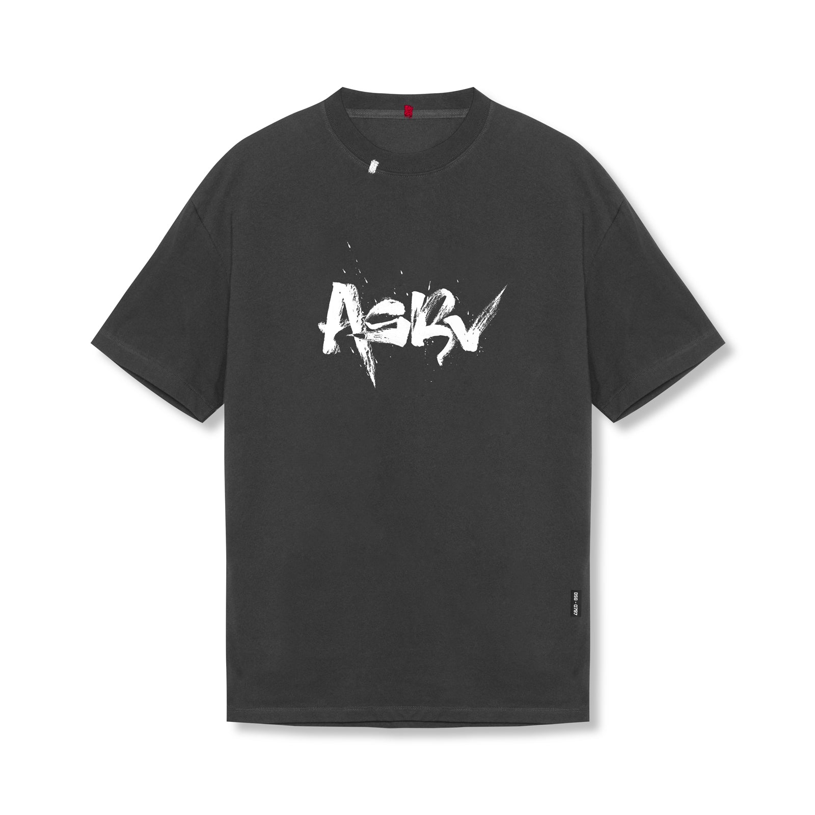 0797. Tech Essential™ Relaxed Tee - Space Grey "Koi"
