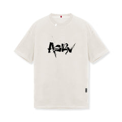 0797. Tech Essential™ Relaxed Tee - Stone "Koi"