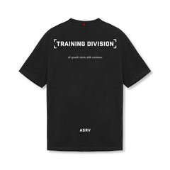 0797. Tech Essential™ Relaxed Tee - Black "TD"