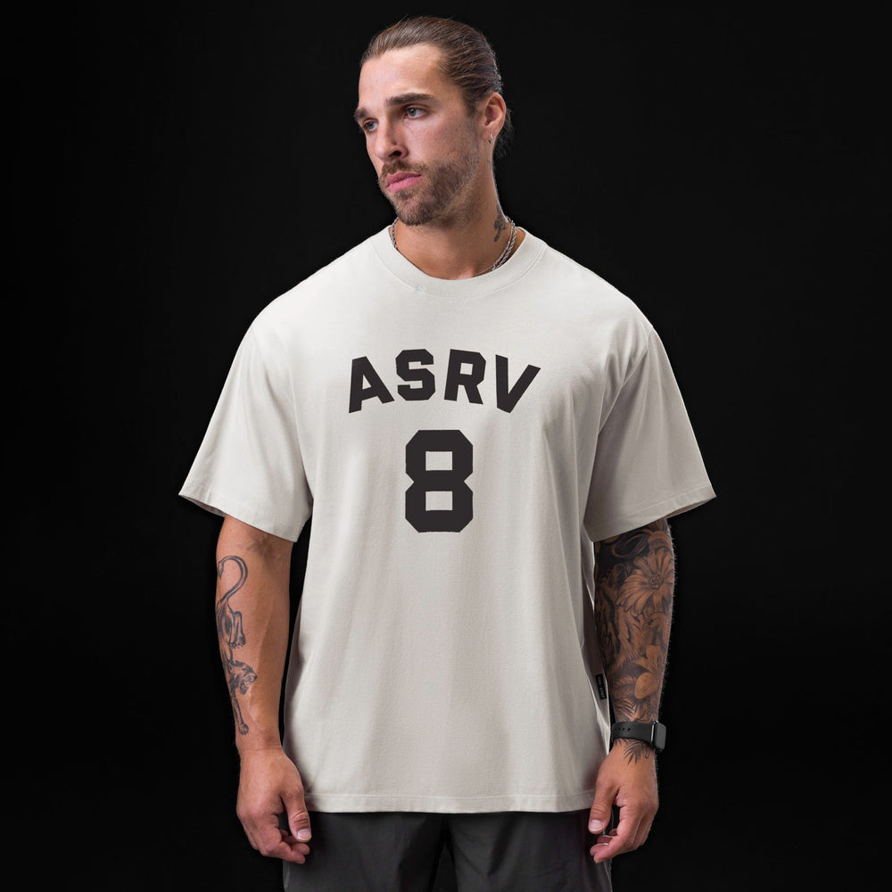 0797. Tech Essential™ Relaxed Tee - Stone "ASRV 8"