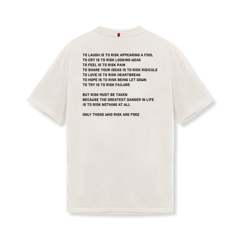 0797. Tech Essential™ Relaxed Tee - Stone "ASRV 8"