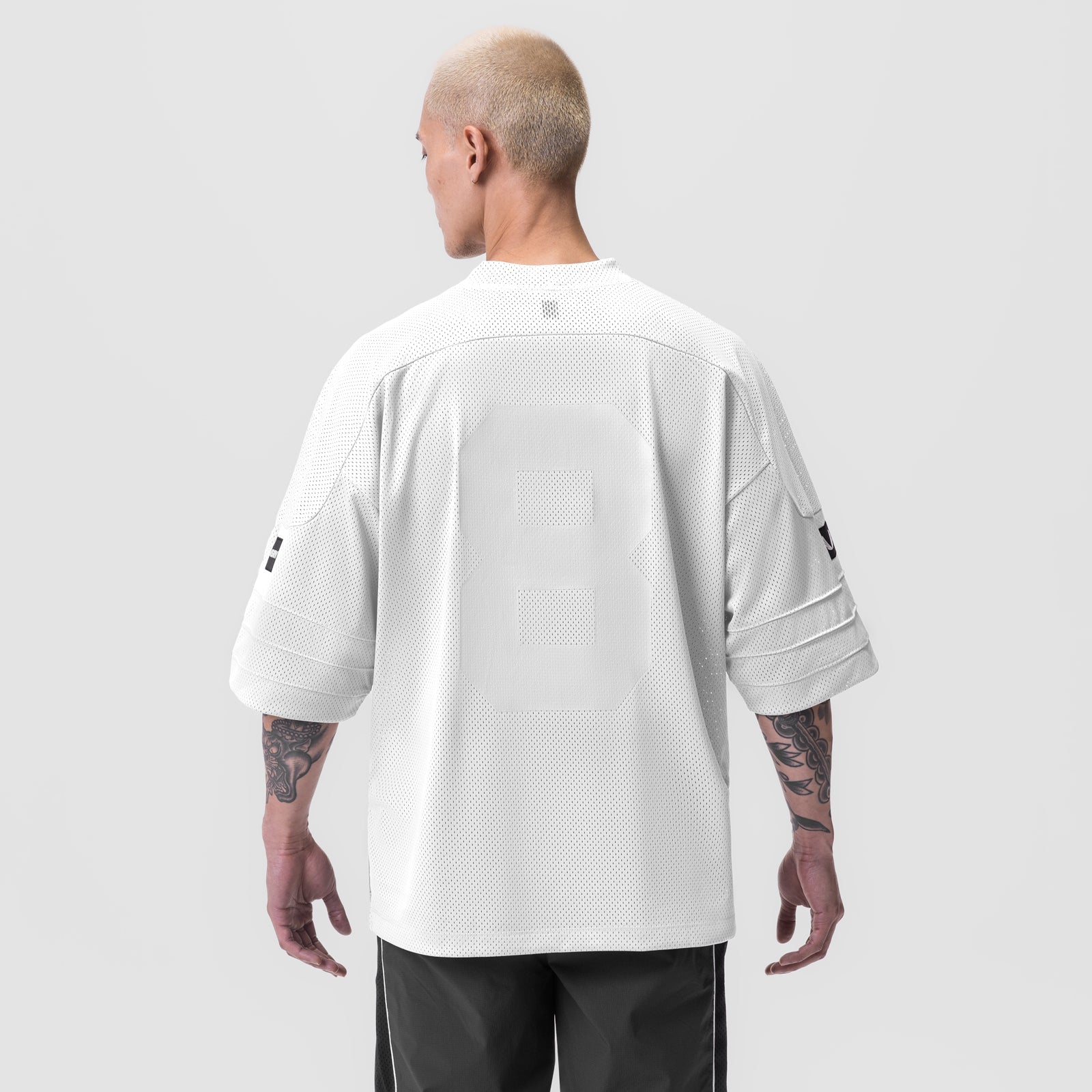 0772. SilverPlus™ Mesh Oversized Jersey - White