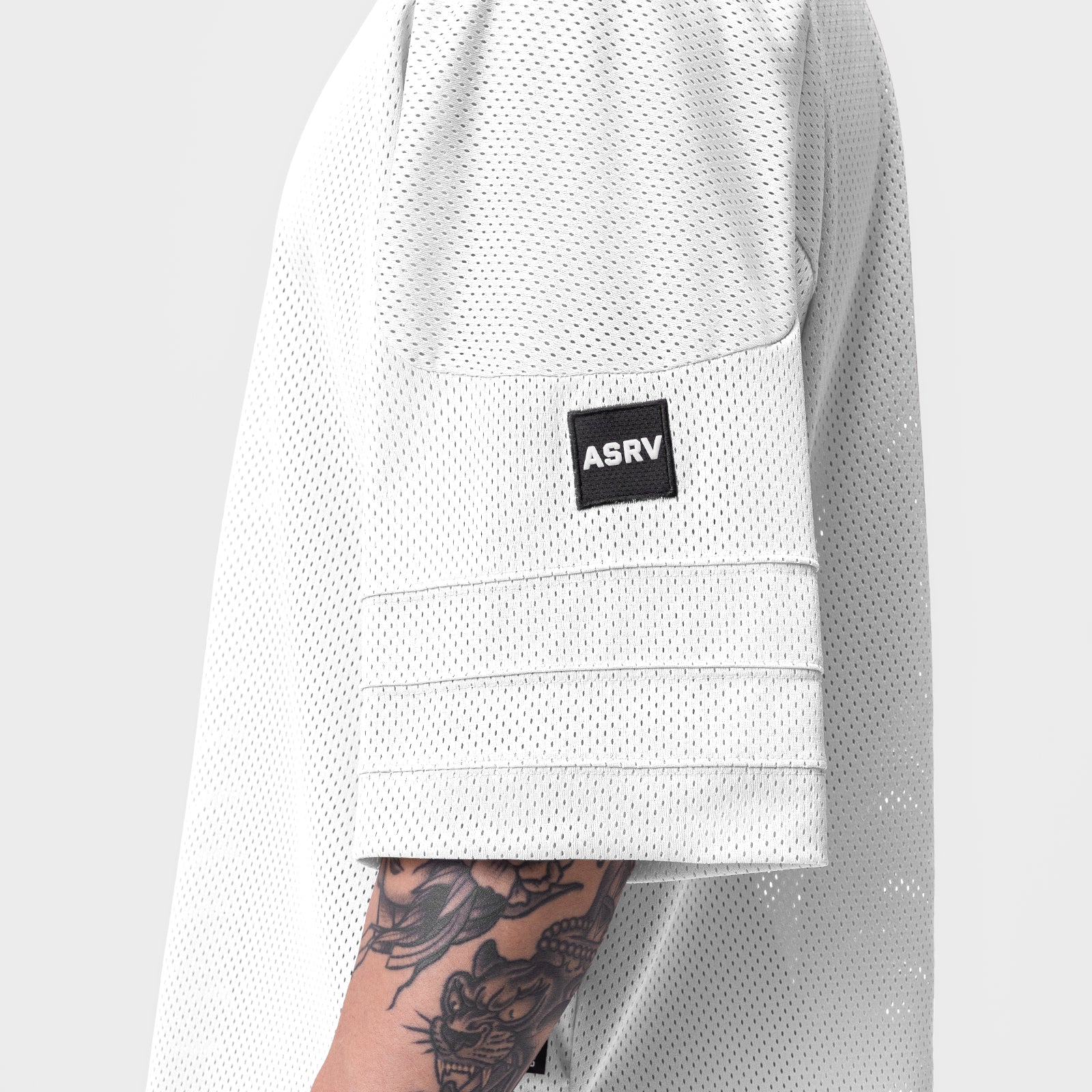 0772. SilverPlus™ Mesh Oversized Jersey - White