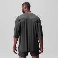 0841. 3D-Lite® 2.0 3/4-Sleeve Oversized Tee - Space Grey "OTWR"