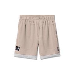 0795. SilverPlus™ Mesh Reversible Short - Beige/White