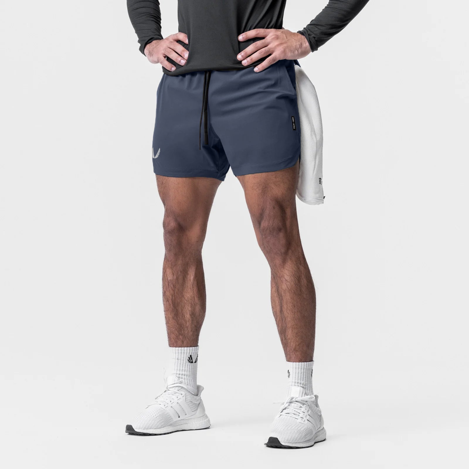 0751. Tetra-Lite® 5" Linerless Short - Navy "Wings"
